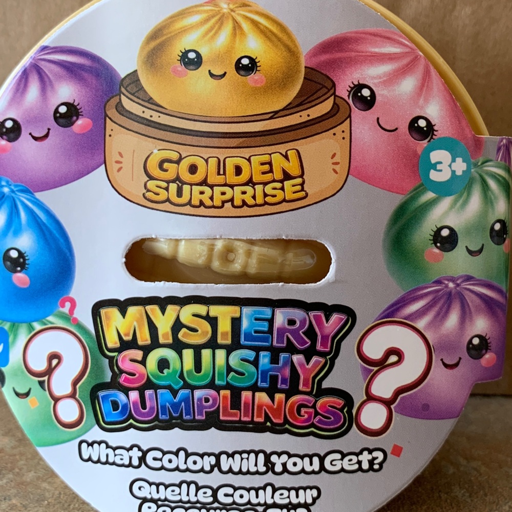 Mystery Squishy Dumplings - Golden Surprise Kids Toy